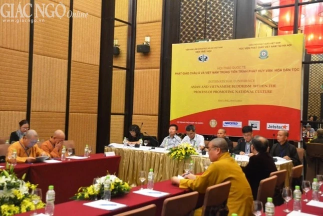 Chùm ảnh: Hội thảo quốc tế Phật giáo châu Á và Việt Nam ảnh 14 Thao luan theo nhom (7).jpg