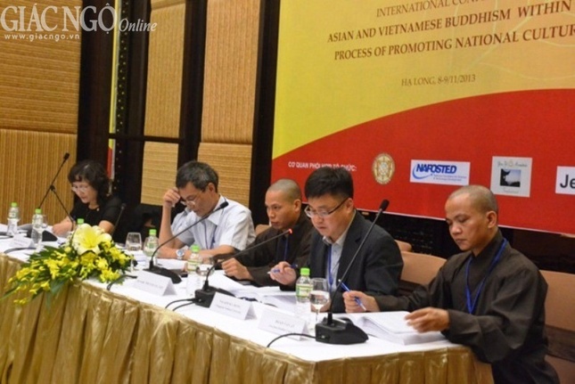 Chùm ảnh: Hội thảo quốc tế Phật giáo châu Á và Việt Nam ảnh 15 Thao luan theo nhom (8).jpg