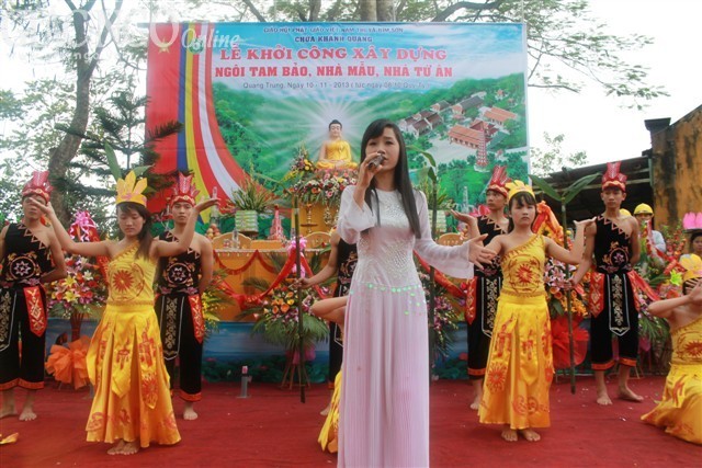 Chùa Khánh Quang khởi công các công trình ảnh 1 Thanh Hoa 3.jpg