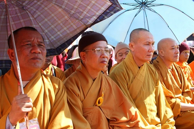 Chùm ảnh: Lễ khánh thành tôn tượng Phật hoàng ảnh 55 Chùm ảnh: Lễ khánh thành tôn tượng Phật hoàng ảnh 55