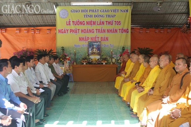 Đồng Tháp: Tưởng niệm Phật hoàng Trần Nhân Tông ảnh 3 1 tuong niem 2.jpg