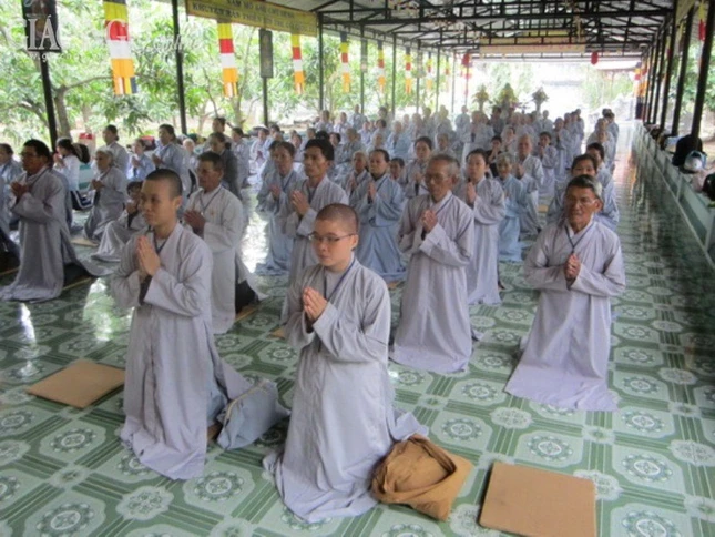 Hơn 200 Phật tử về chùa Sắc tứ Minh Thiện dự tu ảnh 1 MT2.jpg