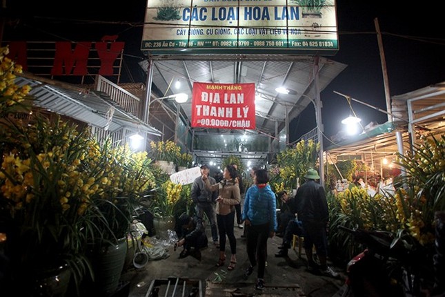 Gian hàng hoa tiền triệu vắng khách hơn các hàng hoa thông thường.