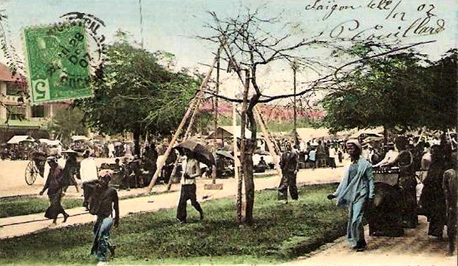 Chơi Tết âm lịch trên đường Charner 1902 (nay là đường Nguyễn Huệ)