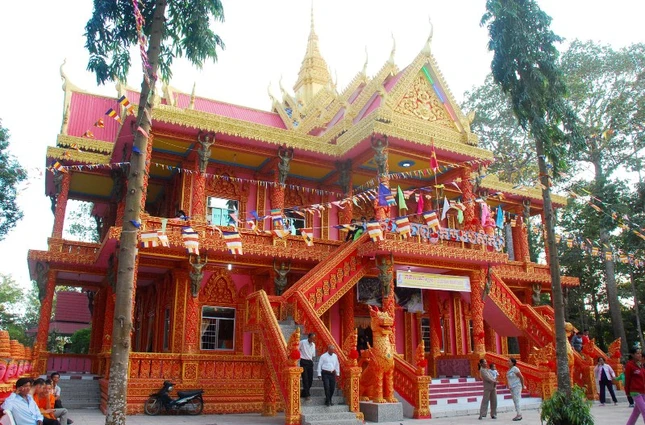 Ngôi trường sơ cấp phật học chùa Prum Vissal được xây dựng khang trang.JPG