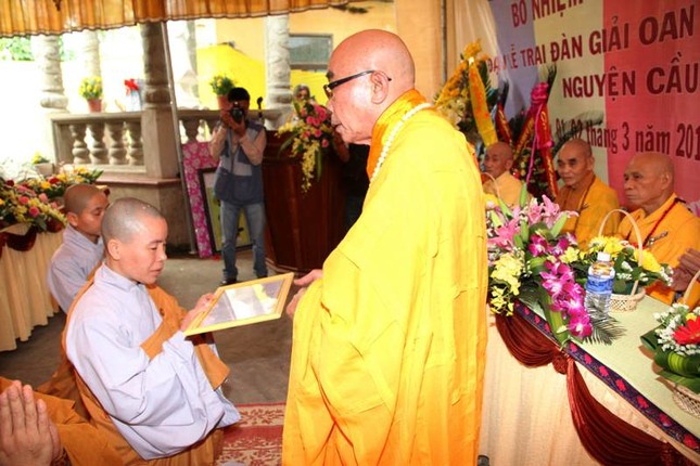 Khánh thành và bổ nhiệm trú trì chùa Nghĩa An ảnh 1 chon dieu2.jpg