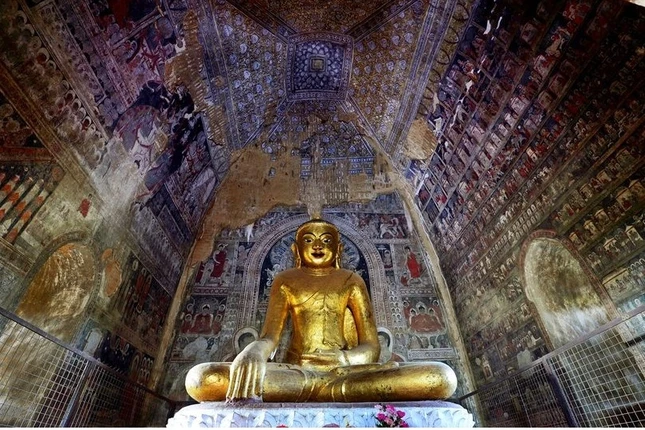 Trùng tu tranh PG Myanmar bằng kỹ thuật Nhật Bản ảnh 1 1 trung tu.jpg