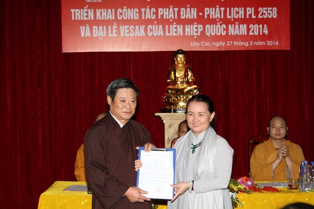 PG Lào Cai họp chuẩn bị Đại lễ Phật đản PL.2558 ảnh 2 1 lao cai 4.jpg