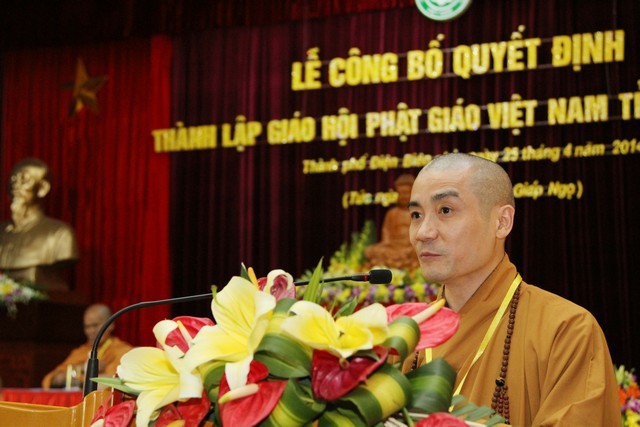 Thành lập Ban Trị sự GHPGVN tỉnh Điện Biên ảnh 4 1 a ra mat 12.jpg