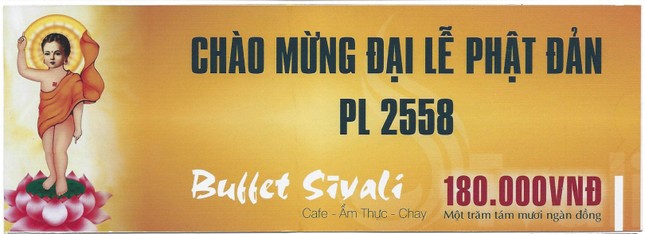 Nhà hàng chay Sivali tổ chức Buffet chay mừng Đại lễ Phật đản ảnh 1 hinh 1.jpg