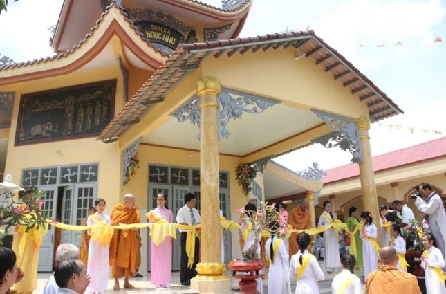Tây Ninh: Tịnh xá Ngọc Như khánh thành chánh điện ảnh 5 1 tay ninh 4.jpg