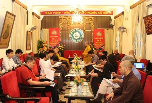 Họp liên ngành rà soát công tác tổ chức Đại lễ Vesak ảnh 1 2-5hopcongtacchuanbi00001.jpg