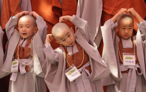 Phật và trẻ thơ ảnh 2 chu tieu han.jpg