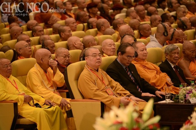 Trọng thể khai mạc Đại lễ Vesak LHQ 2014 tại Bái Đính ảnh 33 1 phat bieu 3.jpg
