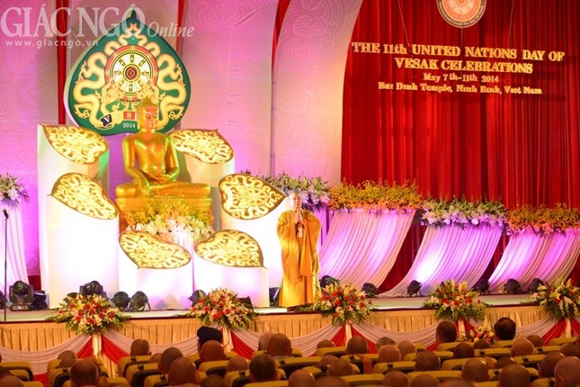 Trọng thể khai mạc Đại lễ Vesak LHQ 2014 tại Bái Đính ảnh 46 lan 1.jpg