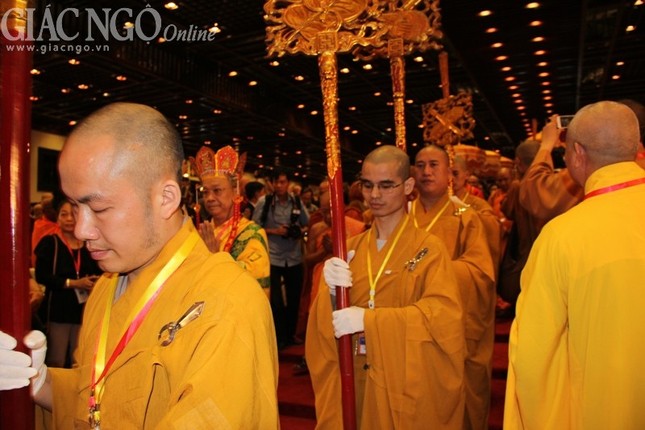 Trọng thể khai mạc Đại lễ Vesak LHQ 2014 tại Bái Đính ảnh 37 lan 3.jpg