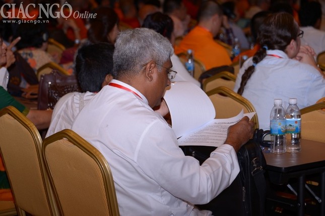 Sáng 9-5, có 5 hội thảo nhóm tại Đại lễ Vesak LHQ 2014 ảnh 7 BTN_0041.jpg