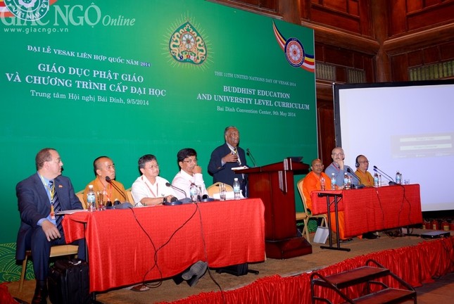 Sáng 9-5, có 5 hội thảo nhóm tại Đại lễ Vesak LHQ 2014 ảnh 8 BTN_0046.jpg