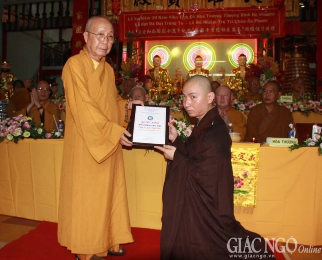 Lễ đặt đá trùng tu & bổ nhiệm trụ trì chùa Ân Phước ảnh 4 Image00002.jpg