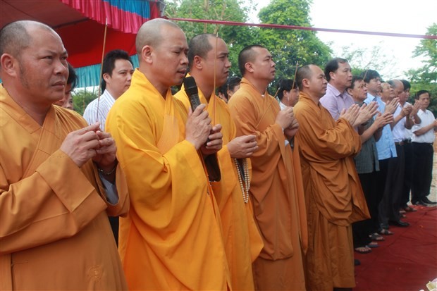Thanh Hóa: Chùa Khánh Quang làm lễ thượng lương ảnh 3 thuongluong 3.jpg