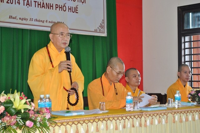 Khai khóa tu học và quản trị hành chánh Giáo hội ảnh 2 hue 2.jpg