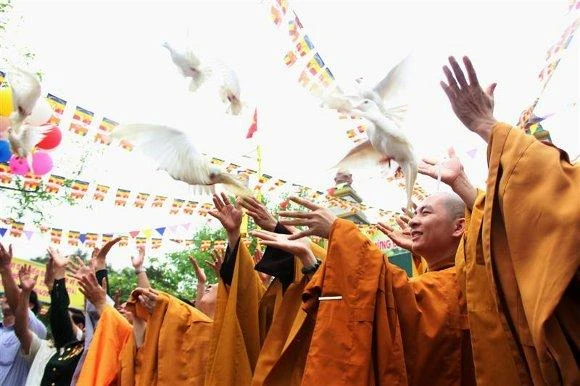 Phật pháp vì sự an bình cho ngôi nhà toàn cầu của nhân loại ảnh 2 anh hoa binh 2.jpg