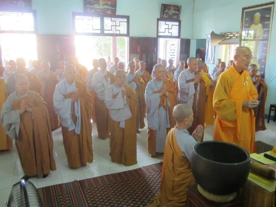 Trường hạ Ni thị xã Ninh Hòa bế giảng khóa An cư ảnh 3 an lac8.jpg