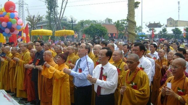 Nam Định: Khánh thành Đại tượng Phật 150 tấn ảnh 7