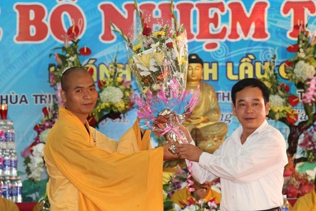 Hà Nam: Bổ nhiệm trụ trì chùa Trinh Sơn ảnh 2 a bo nhiem 2.jpg