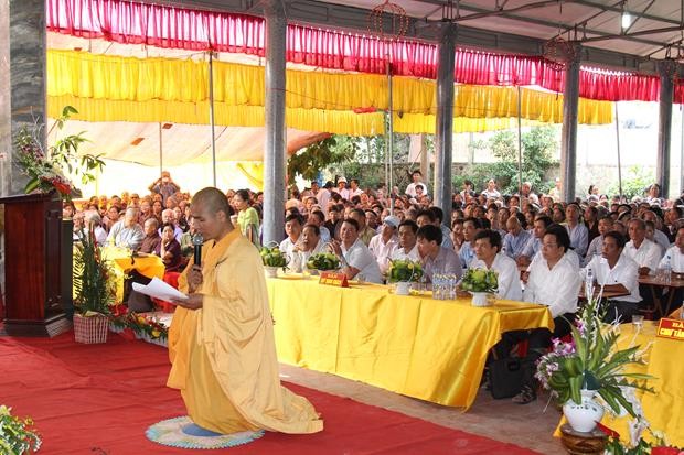 Hà Nam: Bổ nhiệm trụ trì chùa Trinh Sơn ảnh 4 a bo nhiem 4.jpg