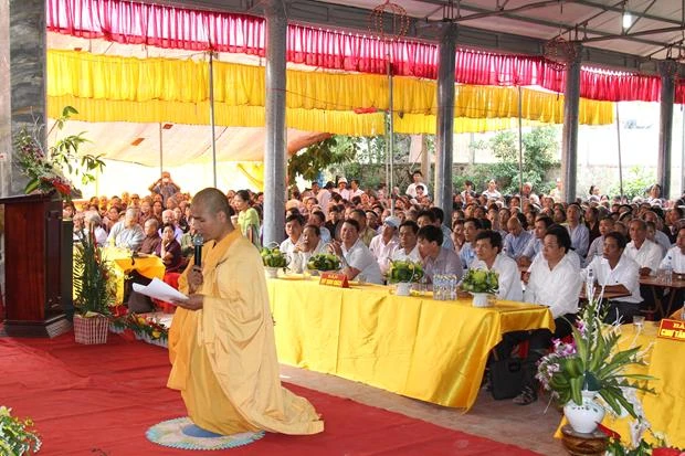 Hà Nam: Bổ nhiệm trụ trì chùa Trinh Sơn ảnh 4 a bo nhiem 4.jpg