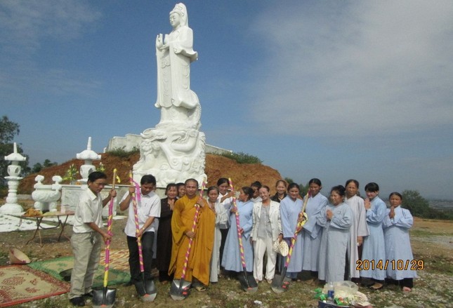 Nghệ An: Chùa An Thái xây dựng lầu chuông, lầu trống ảnh 1 huu tinh.jpg