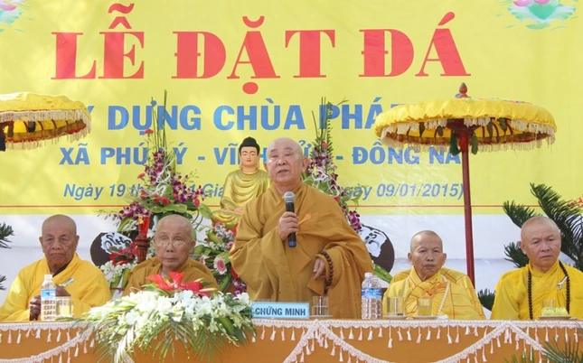 Đồng Nai: Lễ đặt đá xây dựng chùa Pháp Bảo ảnh 3 5PB.jpg