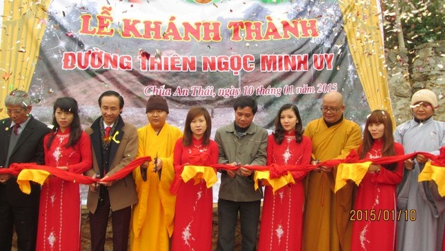 Nghệ An: Chùa An Thái khánh thành đường lên núi Phượng ảnh 1 nui phuong 1.jpg