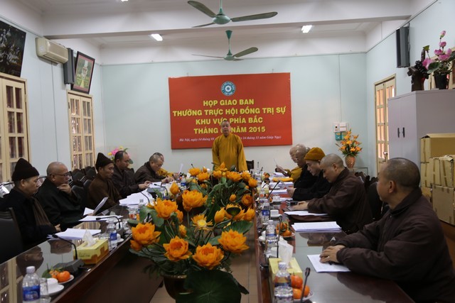 Thường trực HĐTS GHPGVN phía Bắc họp giao ban ảnh 1 1 hop.jpg