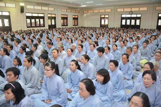 Ngài Tam Tạng thứ 12 giảng pháp tại chùa Hoằng Pháp ảnh 6 hp 4.jpg