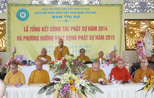 Phật giáo quận Thủ Đức tổng kết Phật sự ảnh 6 10TD.jpg