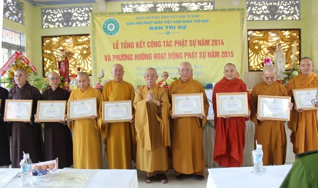 Phật giáo quận Thủ Đức tổng kết Phật sự ảnh 5 9TD.jpg