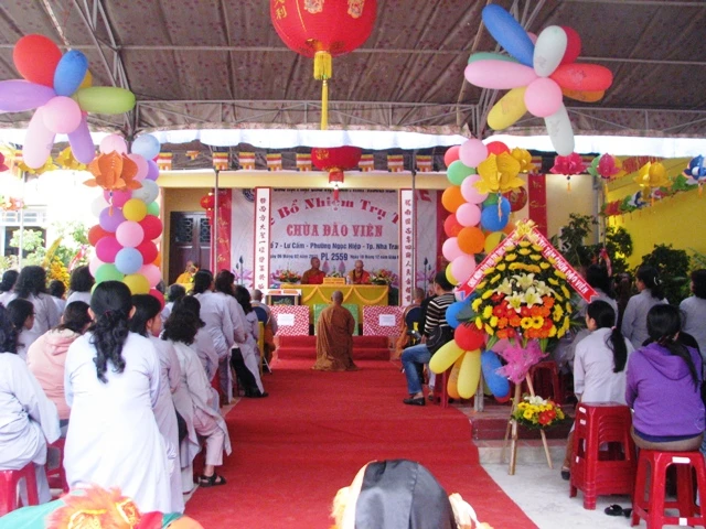 Khánh Hòa: Bổ nhiệm trụ trì chùa Đào Viên ảnh 1 toancanh.JPG