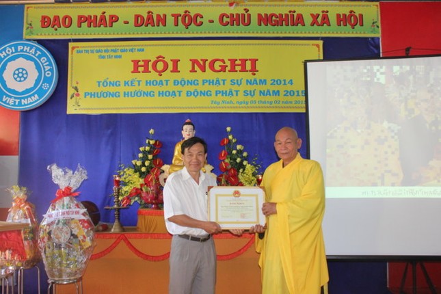 Tây Ninh: BTS PG tỉnh tổng kết Phật sự năm 2014 ảnh 4 tn 2.jpg