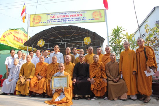 Công nhận NPĐ Thường Lạc là cơ sở của GHPGVN ảnh 2 thuong lac1.jpg