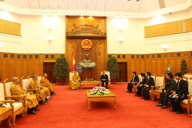 Phó Thủ tướng Nguyễn Xuân Phúc tiếp đoàn GHPGVN ảnh 1 cv 1.jpg
