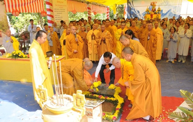 Quảng Nam: Đặt đá khởi công xây dựng chùa Bảo Minh ảnh 3 DSC_4682.jpg