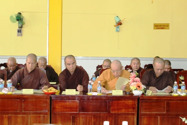 Đồng Tháp: BTS Phật giáo tỉnh triển khai Phật sự ảnh 2 IMG_1107.JPG