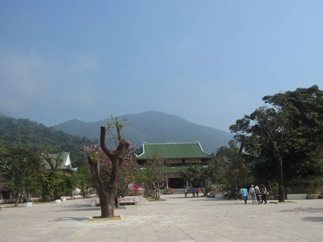 Đầu năm, rất đông du khách viếng chùa Linh Ứng ảnh 8 IMG_2448.JPG