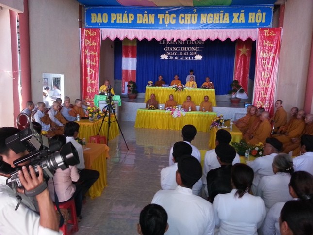 Cà Mau: Khánh thành giảng đường chùa Thiền Tôn ảnh 1 dam doi11.jpg
