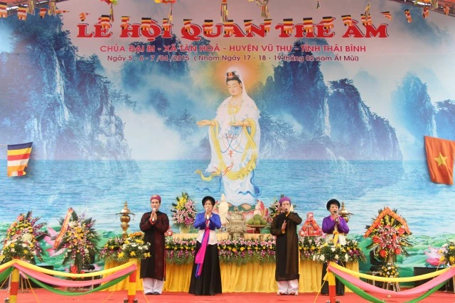 Thái Bình: Chùa Đại Bi tổ chức lễ hội Quán Âm ảnh 2 chua Dai Bi 3.jpg