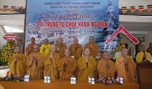 TP.HCM: Khởi công đại trùng tu chùa Hạnh Nguyện ảnh 1 chua Hanh Nguyen 1.jpg