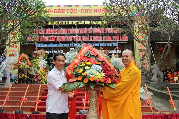 Thái Nguyên: Lễ lạc thành các công trình chùa Phù Liễn ảnh 4 IMG_0283.jpg