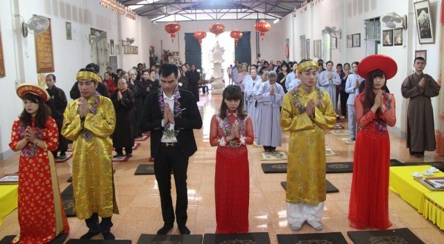 Sơn La, Quảng Nam: 4 đôi tân hôn làm lễ hằng thuận ảnh 1 IMG_9500.jpg